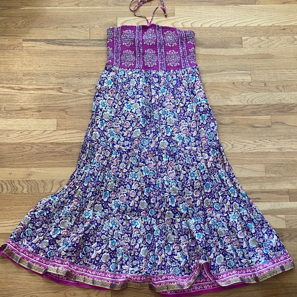 Anthropologie Maeve Daleka Day Floral Midi Dress Size Medium EUC - Picture 2 of 9